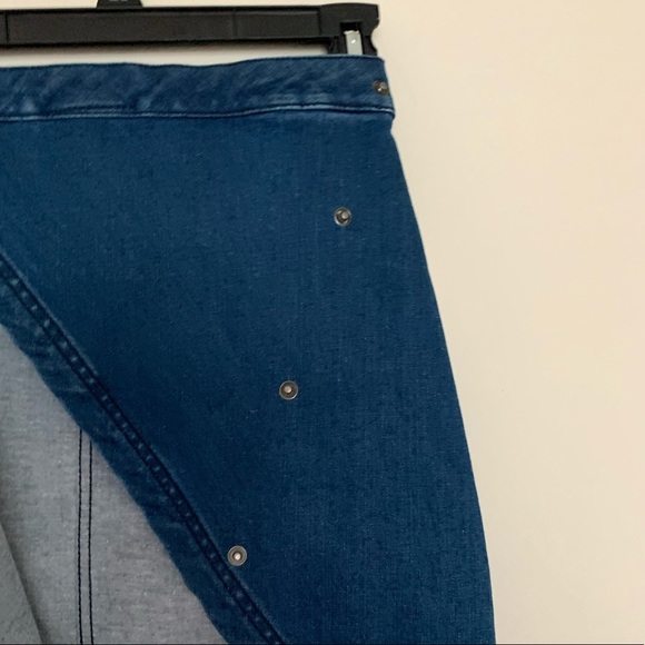 Free People Buttoned Denim Skirt - Picture 10 of 13